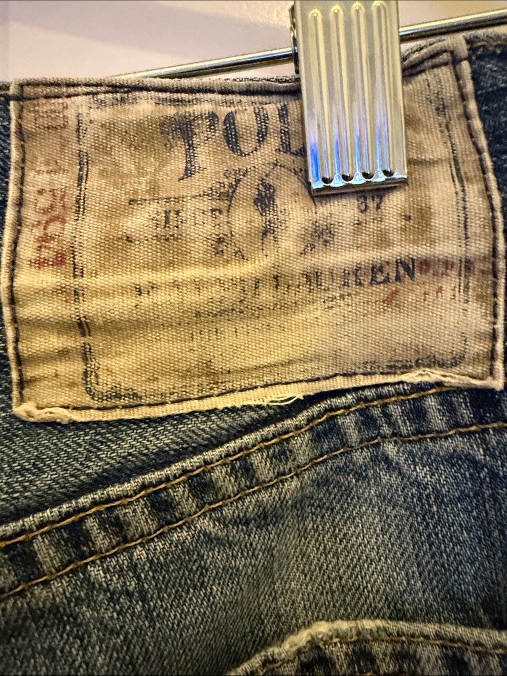Polo by Ralph Lauren Light Blue Men's Relaxed Jeans - Picture 5 of 8